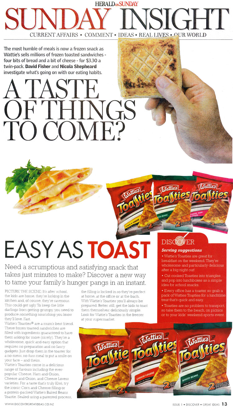 Press reviews for Naturelands toasted sandwiches